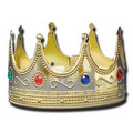 Gold Crown w/ Jewel Stones (4 1/2" High)